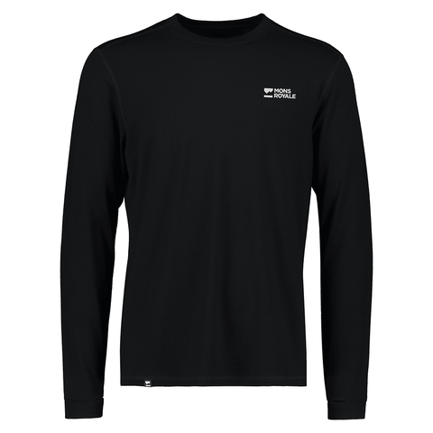 Cascade merino baselayer top - Black