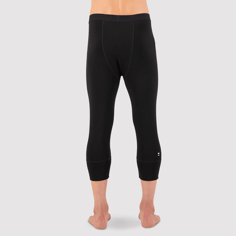 Cascade merino flex 3/4 baselayer bottom - Black