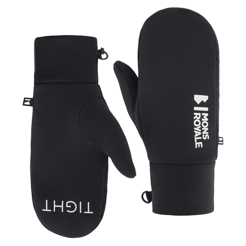 Magnum merino fleece mitts - Black