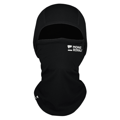 Santa Rosa merino balaclava - Black
