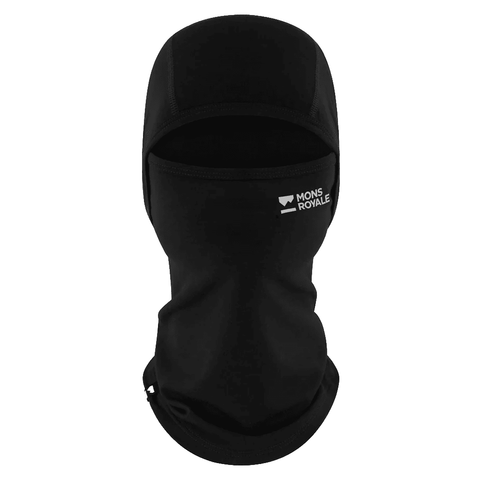 Santa Rosa merino balaclava - Black