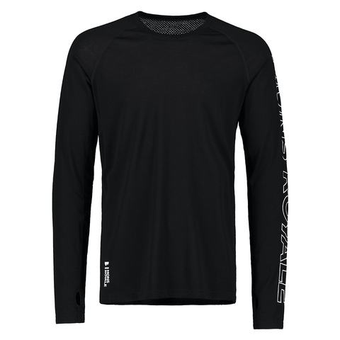 Temple merino Air-Con baselayer top - Black