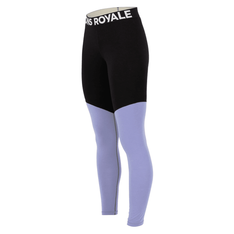 Cascade merino women's baselayer bottom - Black / Moonstone
