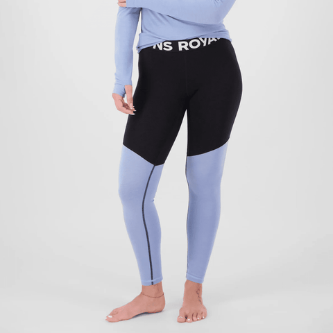 Cascade merino women's baselayer bottom - Black / Moonstone