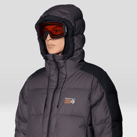 Flow factor™ down jacket - Shark / Black