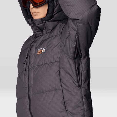 Flow factor™ down jacket - Shark / Black