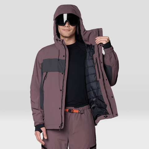 Warp factor™ insulated jacket - Purple sage / Shark
