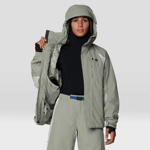 Warp factor™ insulated women's jacket - Silt grey / Gamma grey
