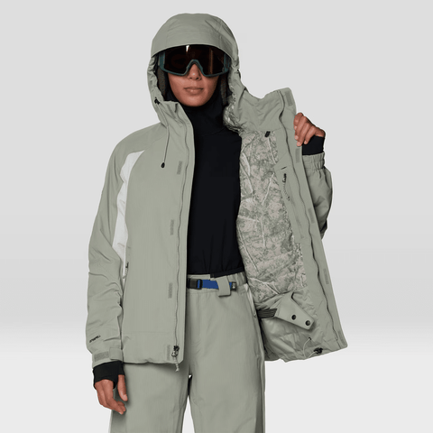 Warp factor™ insulated women's jacket - Silt grey / Gamma grey