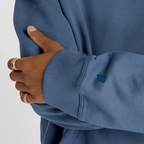 Numeric french terry hoodie - Vintage indigo