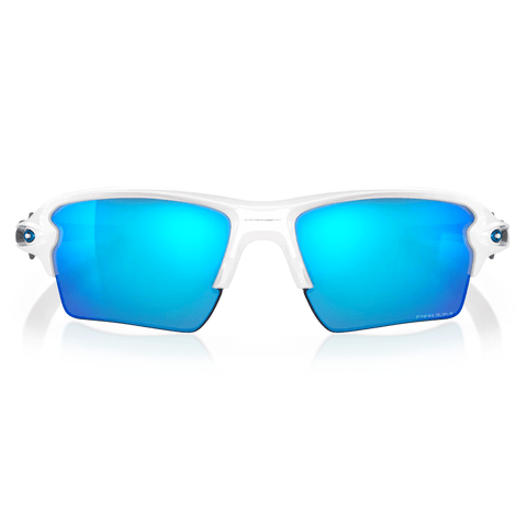 Flak® 2.0 XL sunglasses - Polished white / Prizm™ sapphire