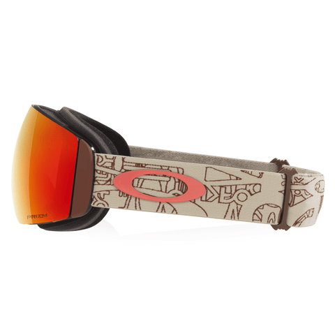Flight deck M goggle - Heritage text sand / Prizm torch iridium