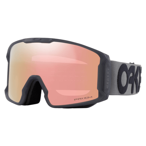 Line miner L goggle - Matte B1B forged iron / Prizm™ rose gold