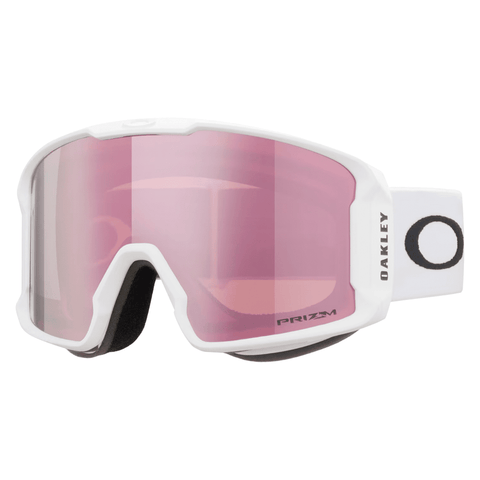 Line miner L goggle - Matte white / Prizm rose gold iridium