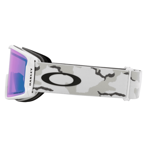 Line miner L goggle - White camo / Prizm iced iridium