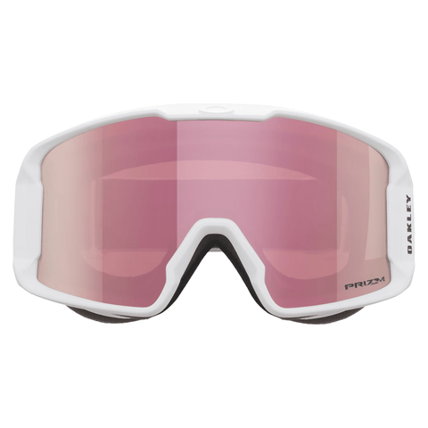 Line miner M goggle - Matte white / Prizm rose gold iridium
