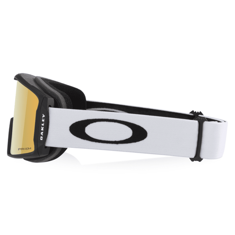 Line miner M goggle - Matte black & white / Prizm 24K iridium