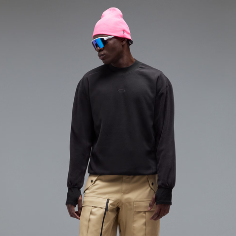 Slush Polartec® crewneck - Pitch black