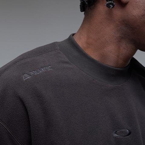 Slush Polartec® crewneck - Pitch black