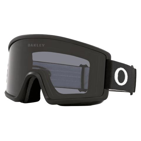 Target line L goggle - Matte black / Dark grey