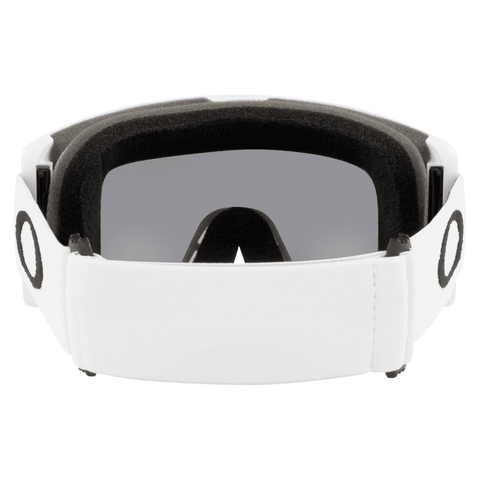 Target line L goggle - Matte white / Dark grey