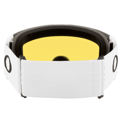 Target line L goggle - Matte white / Hi yellow