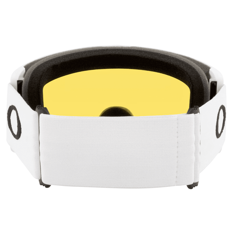 Target line L goggle - Matte white / Hi yellow