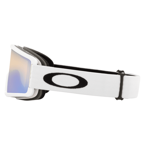 Target line M goggle - Matte white / Hi yellow