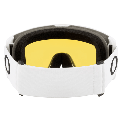 Target line M goggle - Matte white / Hi yellow