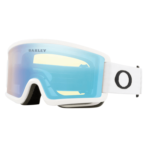 Target line S goggle - Matte white / Hi yellow