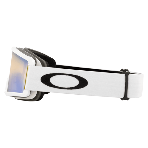 Target line S goggle - Matte white / Hi yellow