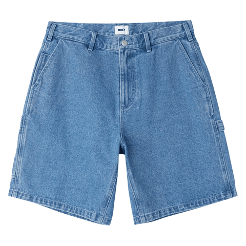 Bigwig denim carpenter shorts - Light indigo