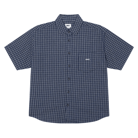 Bigwig Ian woven shirt - Academy navy