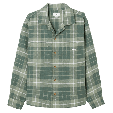 Bigwig simon woven shirt - Lily pad