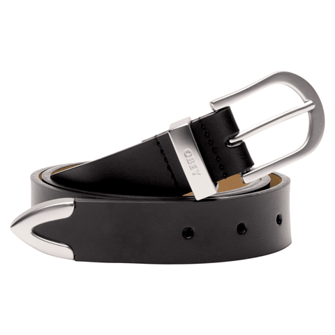 Classic leather belt - Black