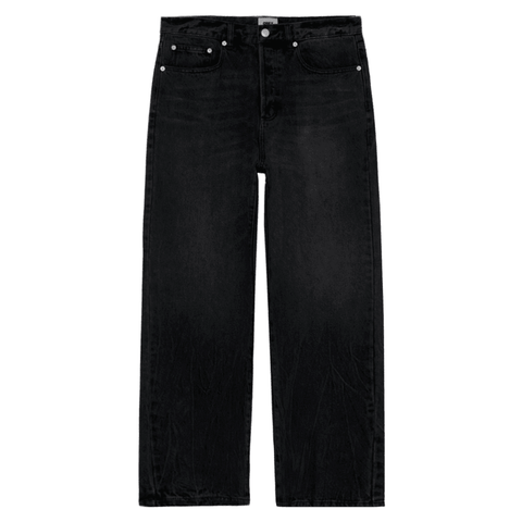 Classic baggy denim pants - Heavy vintage black