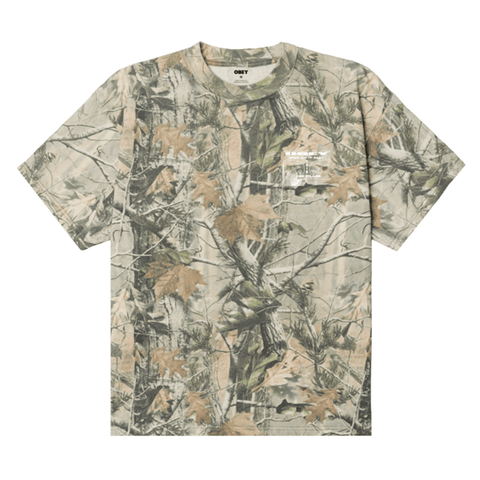 Club heavyweight box t-shirt - Leaf camo