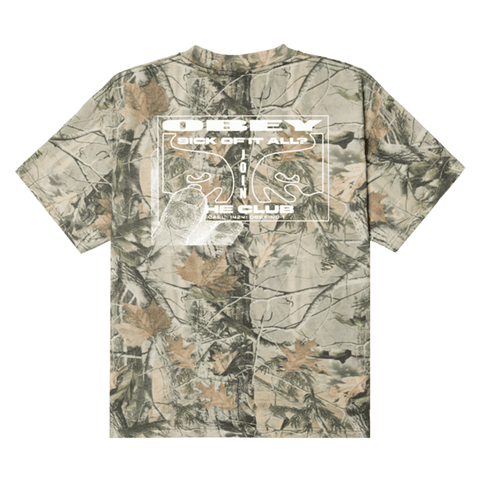 Club heavyweight box t-shirt - Leaf camo