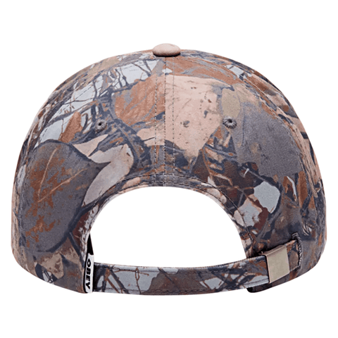 Delta 5 panel strapback hat - Fence camo