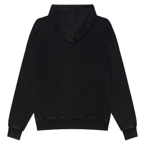Gothic zip hoodie - Dusty black limo