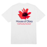 House of Obey floral t-shirt - White