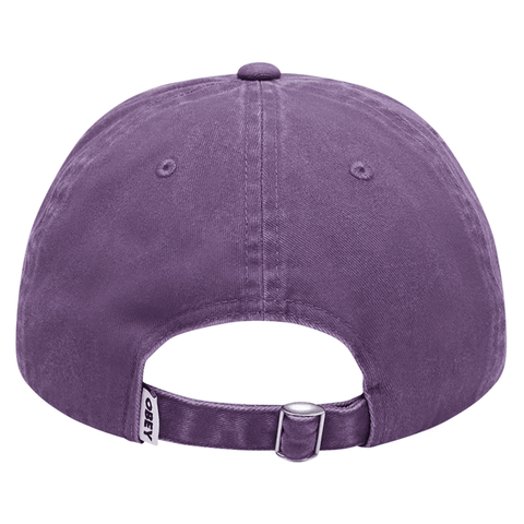 Outline delta 6 panel strapback hat - Pigment purple