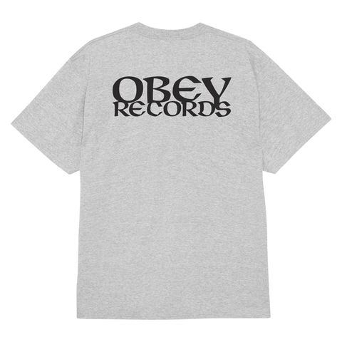 Records ear t-shirt - Heather grey