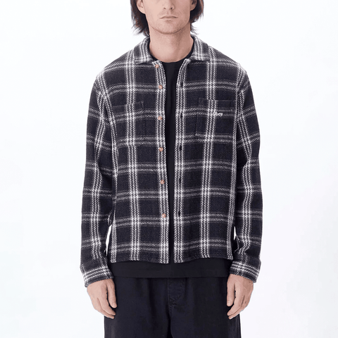 Wes woven long sleeve shirt - Black multi