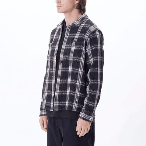 Wes woven long sleeve shirt - Black multi