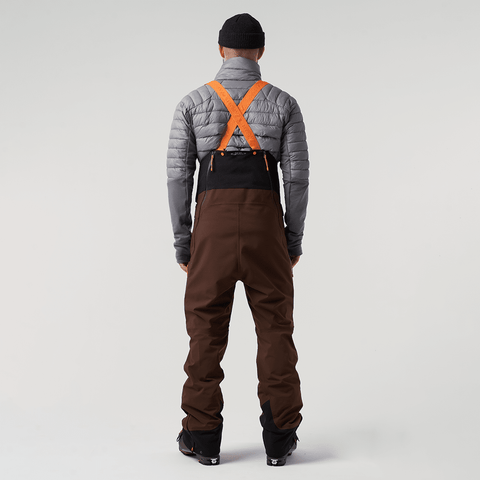 MTN-X Gibson 3L bib pants - Dark soil