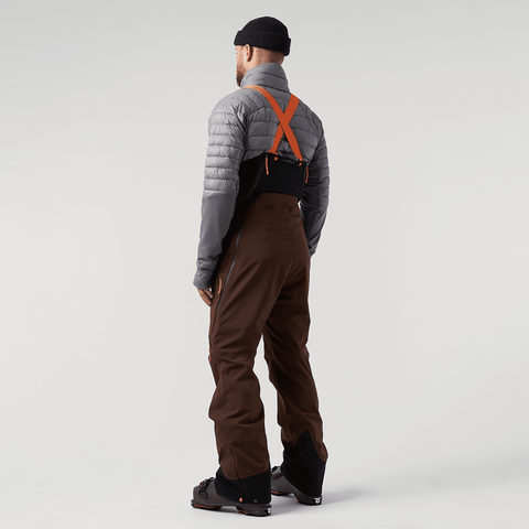 MTN-X Gibson 3L bib pants - Dark soil