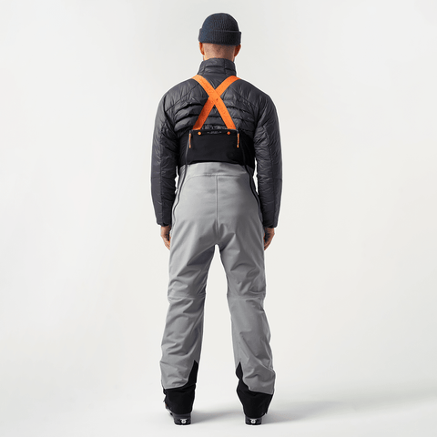 MTN-X Gibson 3L bib pants - Light steel blue