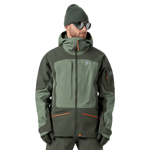 MTN-X Highland 3L hybrid jacket - Dark leaf