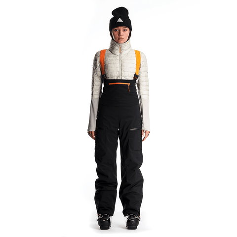 MTN-X Cliff 3L women's bib pants - Black